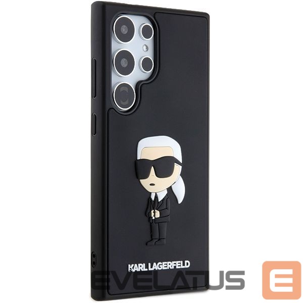 Другой аксессуар для телефона Karl Lagerfeld Karl Lagerfeld 3D Rubber Ikonik Case for Samsung Galaxy S24 Ultra - Black