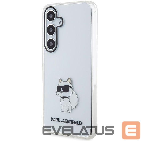 Чехол на заднюю панель Karl Lagerfeld Karl Lagerfeld KLHCS24MHNCHTCT S24+ S926 transparent hardcase IML Choupette