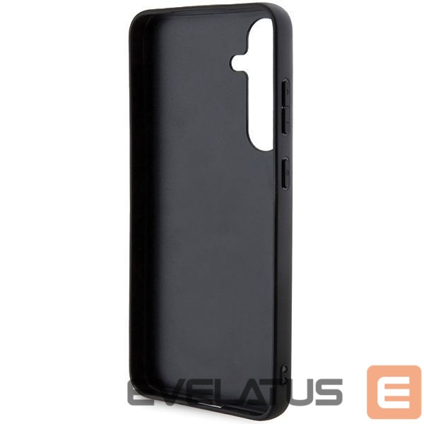Чехол на заднюю панель Karl Lagerfeld Karl Lagerfeld KLHCS24SPSAKCMPK S24 S921 hardcase black/black Saffiano Karl & Choupette Metal Pin