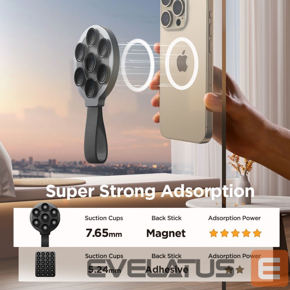 Авто держатель Joyroom Joyroom JR-ZS393 magnetic phone holder with suction cups - black