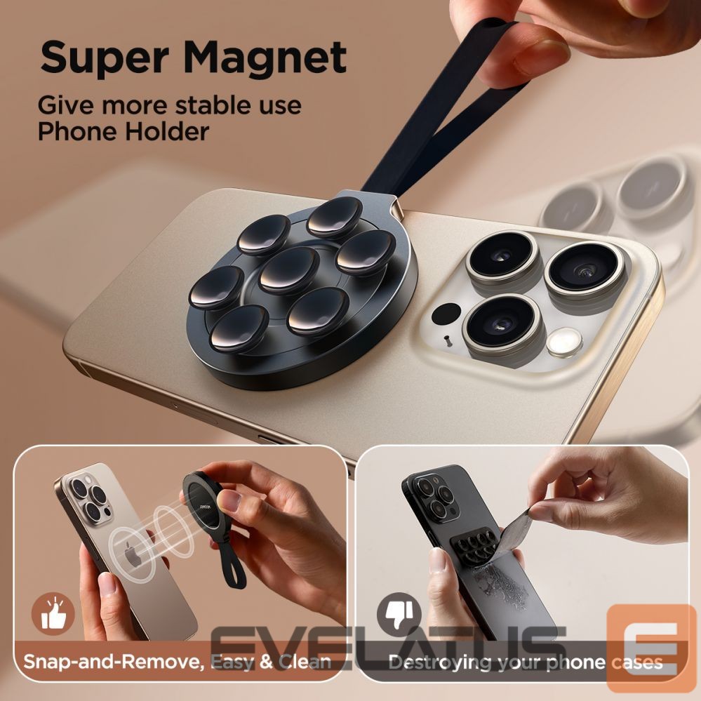 Авто держатель Joyroom Joyroom JR-ZS393 magnetic phone holder with suction cups - black