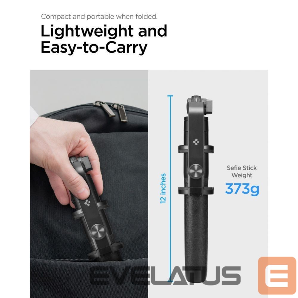 Другой аксессуар для телефона Spigen Spigen S560W Bluetooth Selfie Stick with Tripod - Black