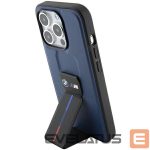 Чехол на заднюю панель BMW  BMW M Grip Stand Bicolor case for iPhone 15 Pro - navy blue 