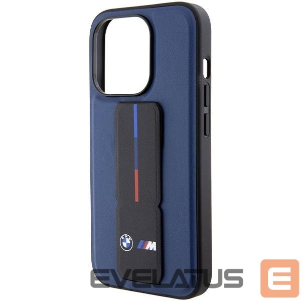 Чехол на заднюю панель BMW BMW M Grip Stand Bicolor case for iPhone 15 Pro - navy blue