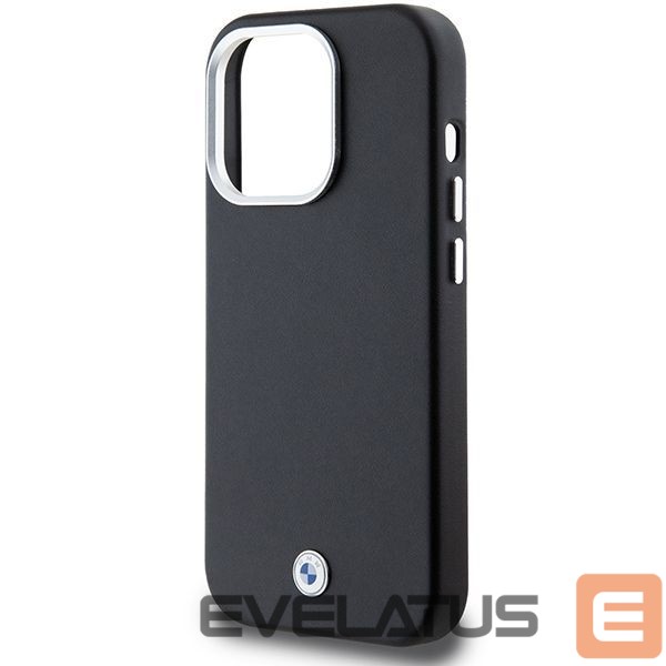 Чехол на заднюю панель BMW BMW Signature Wrapped Metal MagSafe case for iPhone 14 Pro - black