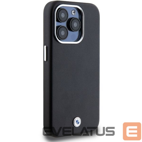 Чехол на заднюю панель BMW BMW Signature Wrapped Metal MagSafe case for iPhone 14 Pro - black