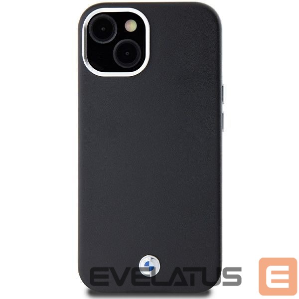 Чехол на заднюю панель BMW BMW Signature Wrapped Metal MagSafe Case for iPhone 14/15/13 - Black