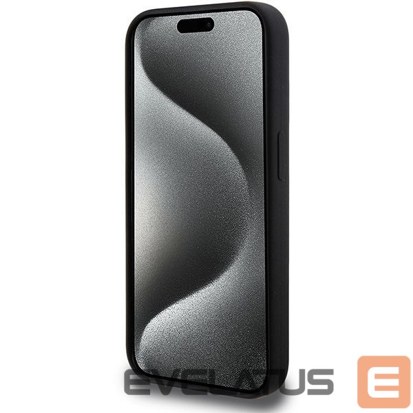 Чехол на заднюю панель BMW BMW M Silicone Pattern MagSafe case for iPhone 15 Pro - black