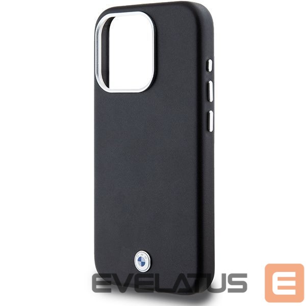 Чехол на заднюю панель BMW BMW Signature Wrapped Metal MagSafe case for iPhone 15 Pro - black