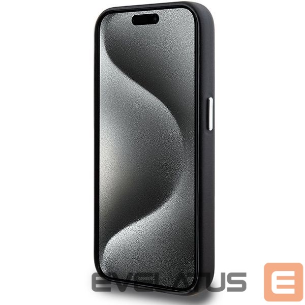 Чехол на заднюю панель BMW BMW Signature Wrapped Metal MagSafe case for iPhone 15 Pro - black