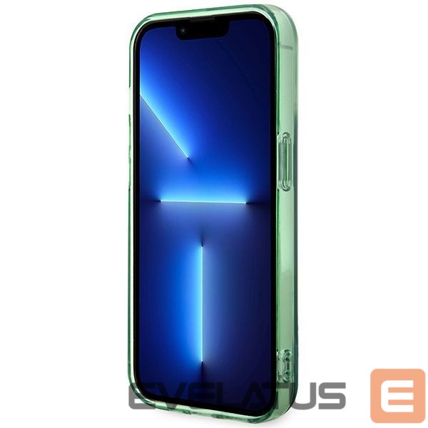 Чехол на заднюю панель BMW BMW M Tricolor Stripes MagSafe case for iPhone 15 Pro - green