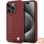 Чехол на заднюю панель BMW  BMW Silicone Big Logo MagSafe case for iPhone 15 Pro - red 