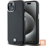 Чехол на заднюю панель BMW  BMW Signature Wrapped Metal MagSafe Case for iPhone 15/14/13 - Black 