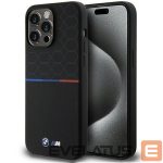 Чехол на заднюю панель BMW  BMW M Silicone Pattern MagSafe case for iPhone 15 Pro Max - black 