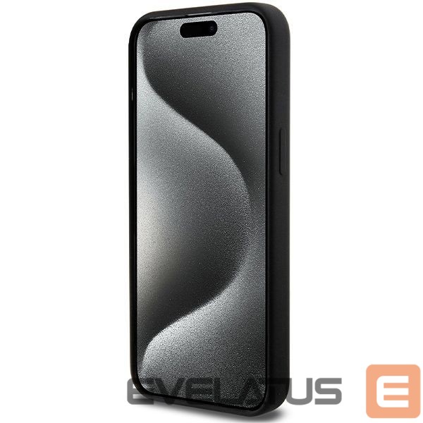 Чехол на заднюю панель BMW BMW M Silicone Pattern MagSafe case for iPhone 15 Pro Max - black