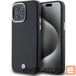 Чехол на заднюю панель BMW  BMW Signature Wrapped Metal MagSafe case for iPhone 15 Pro Max - black 