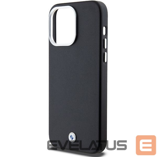 Чехол на заднюю панель BMW BMW Signature Wrapped Metal MagSafe case for iPhone 15 Pro Max - black