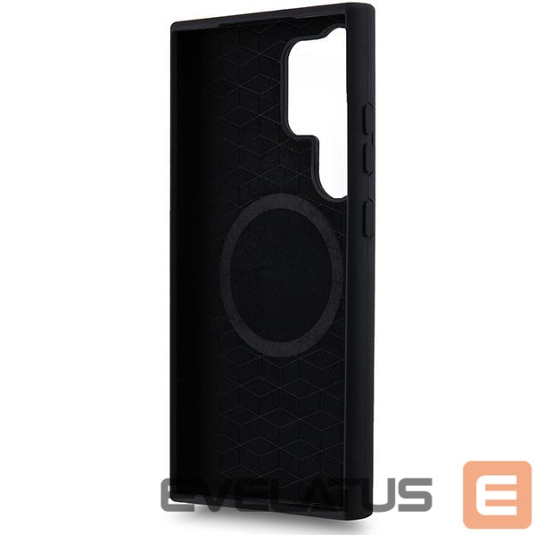 Чехол на заднюю панель BMW BMW M Silicone Printed Ring MagSafe case for Samsung Galaxy S24 Ultra - black
