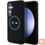 Чехол на заднюю панель BMW  BMW M Silicone Printed Ring MagSafe case for Samsung Galaxy S24+ - black 
