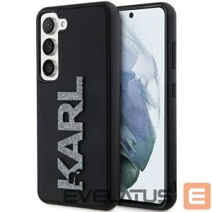 Чехол на заднюю панель Karl Lagerfeld  Karl Lagerfeld 3D Rubber Glitter Logo case for Samsung Galaxy S23+ - black 