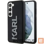 Чехол на заднюю панель Karl Lagerfeld  Karl Lagerfeld 3D Rubber Glitter Logo case for Samsung Galaxy S23 - black 