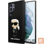 Чехол на заднюю панель Karl Lagerfeld  Karl Lagerfeld Silicone Ikonik case for Samsung Galaxy S24 Ultra - black 