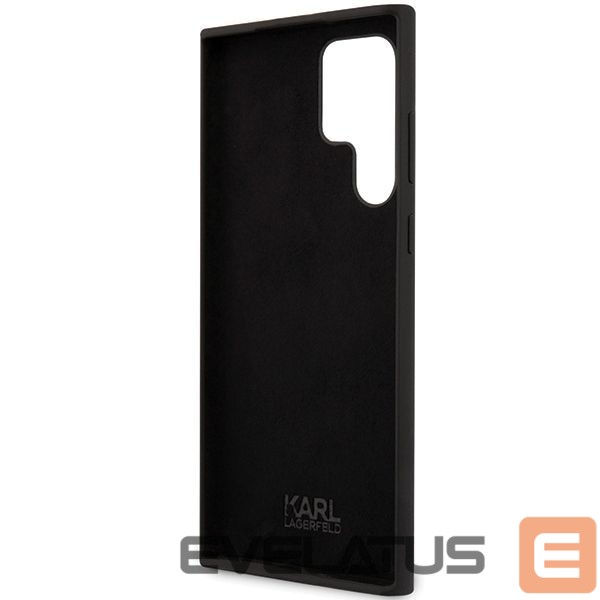 Чехол на заднюю панель Karl Lagerfeld Karl Lagerfeld Silicone Ikonik case for Samsung Galaxy S24 Ultra - black