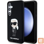 Чехол на заднюю панель Karl Lagerfeld  Karl Lagerfeld Silicone Ikonik case for Samsung Galaxy S24+ - black 