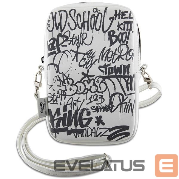 Чехол на заднюю панель Hello Kitty Hello Kitty Graffiti Kitty Head bag - white