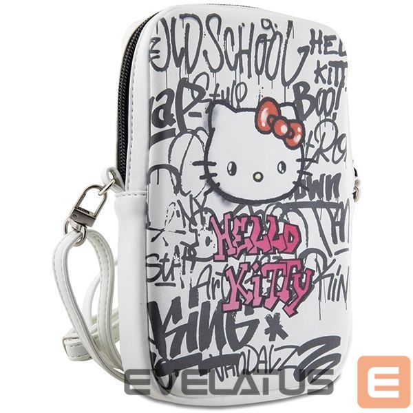 Чехол на заднюю панель Hello Kitty Hello Kitty Graffiti Kitty Head bag - white