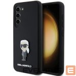 Чехол на заднюю панель Karl Lagerfeld  Karl Lagerfeld Silicone Ikonik Metal Pin case for Samsung Galaxy S23 - black 