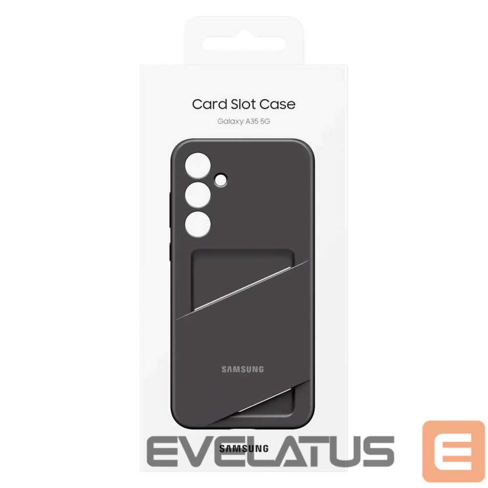 Другой аксессуар для телефона Samsung Samsung Card Slot Case EF-OA356TBEGWW with card slot for Samsung Galaxy A35 - black