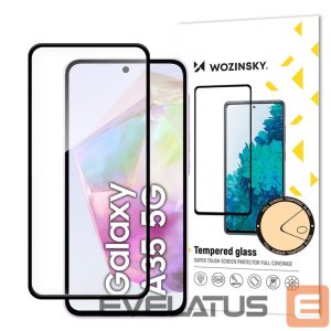 Защитное стекло Wozinsky - Wozinsky Full Glue Tempered Glass for Samsung Galaxy A35 with black frame 