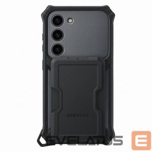Другое Samsung  [RETURNED ITEM] Samsung Rugged Gadget Case for Samsung Galaxy S23 Rugged Cover Ring Holder Stand gray (EF-RS911CBEGWW)