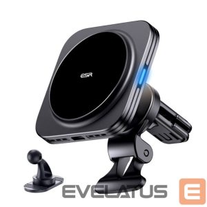 Другой аксессуар для телефона ESR  ESR Halolock Magnetic QI2 Car Holder with MagSafe 15W Inductive Charger for Air Vent - Black 