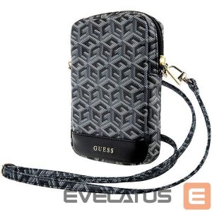 Другой аксессуар для телефона Guess  Guess Zip GCube Bottom Stripe phone bag - black 