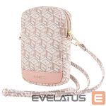 Другой аксессуар для телефона Guess  Guess Zip GCube Bottom Stripe phone bag - pink 