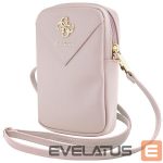 Другой аксессуар для телефона Guess  Guess Zip Triangle 4G bag - pink 