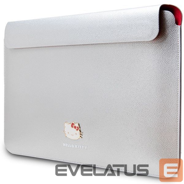 Другой аксессуар для телефона Hello Kitty Hello Kitty PU Metal Logo case for a 14" laptop - silver