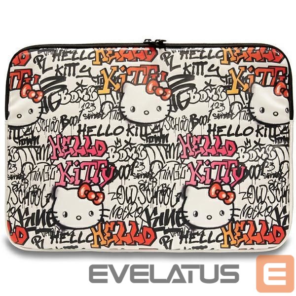 Другой аксессуар для телефона Hello Kitty Hello Kitty PU Metal Logo case for a 14" laptop - beige