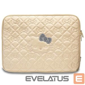 Другой аксессуар для телефона Hello Kitty  Hello Kitty Zip PU Quilted Bows case for a 14" laptop - gold 