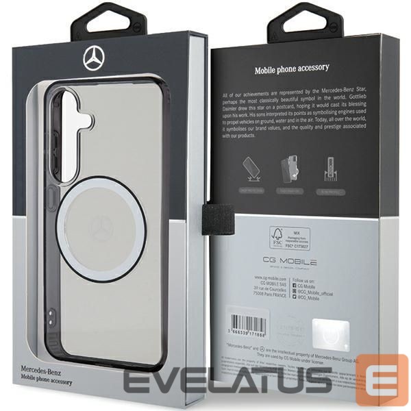 Другой аксессуар для телефона Mercedes-Benz Mercedes Printed Logo MagSafe case for Samsung Galaxy S24 - transparent