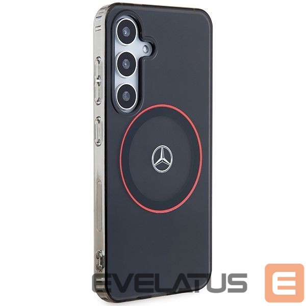 Другой аксессуар для телефона Mercedes-Benz Mercedes Double Layer W Red MagSafe case for Samsung Galaxy S24 - black