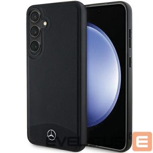 Другой аксессуар для телефона Mercedes-Benz  Mercedes Leather Textured & Plain MagSafe case for Samsung Galaxy S24 - black 
