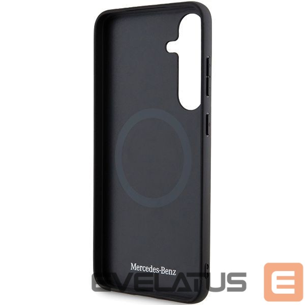 Другой аксессуар для телефона Mercedes-Benz Mercedes Leather Textured & Plain MagSafe case for Samsung Galaxy S24 - black