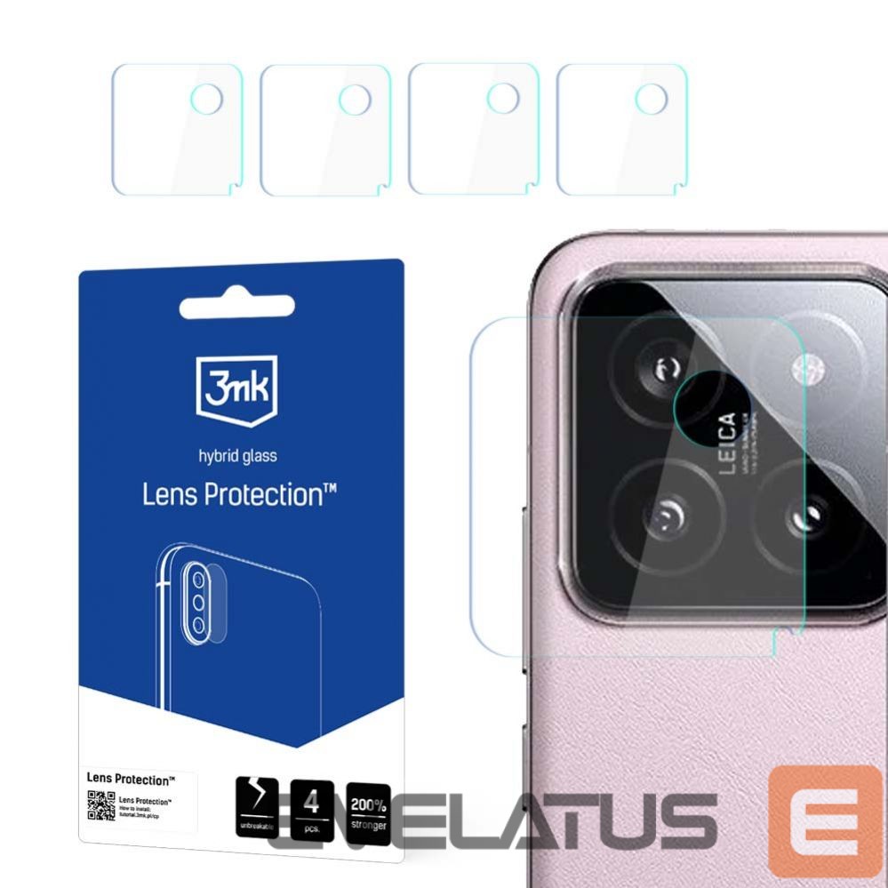 Другой аксессуар для телефона 3MK 3mk Lens Protection hybrid camera glass for Xiaomi 14