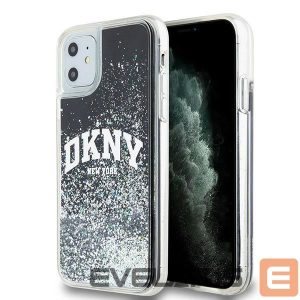 Чехол на заднюю панель DKNY  DKNY Liquid Glitter Big Logo case for iPhone 11 / Xr - black 