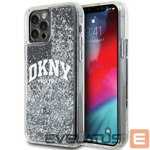 Чехол на заднюю панель DKNY  DKNY Liquid Glitter Big Logo iPhone 12 Pro/12 Case - Black 