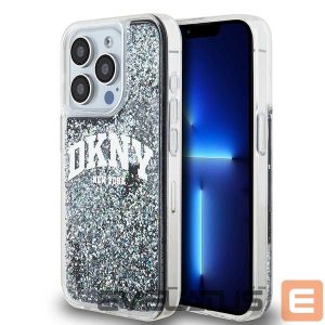 Чехол на заднюю панель DKNY  DKNY Liquid Glitter Big Logo iPhone 14 Pro Case - Black 
