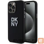Чехол на заднюю панель DKNY  DKNY Liquid Silicone Metal Logo iPhone 15 Pro Max Case - Black 